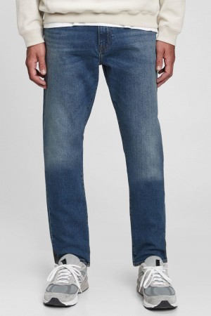 Blue GAP Stretch Slim Men's Jeans | MU0894352