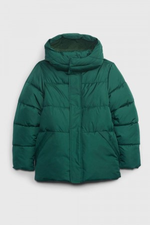 Green GAP Cold Control Puffer Boys' Coats | BK7918506